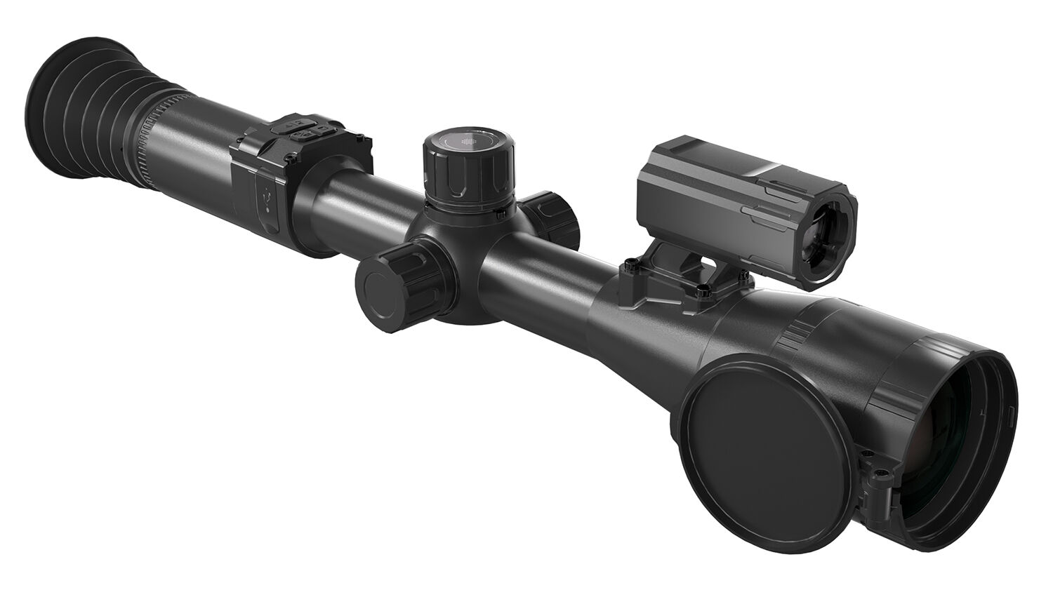 PARD PA4-50/LRF Pantera 480 LRF Thermal Black 3.3x50mm Multi Reticle, Digital 2x/4x/6x/8x Zoom 640×480, 12 Microns, 50 Hz Resolution